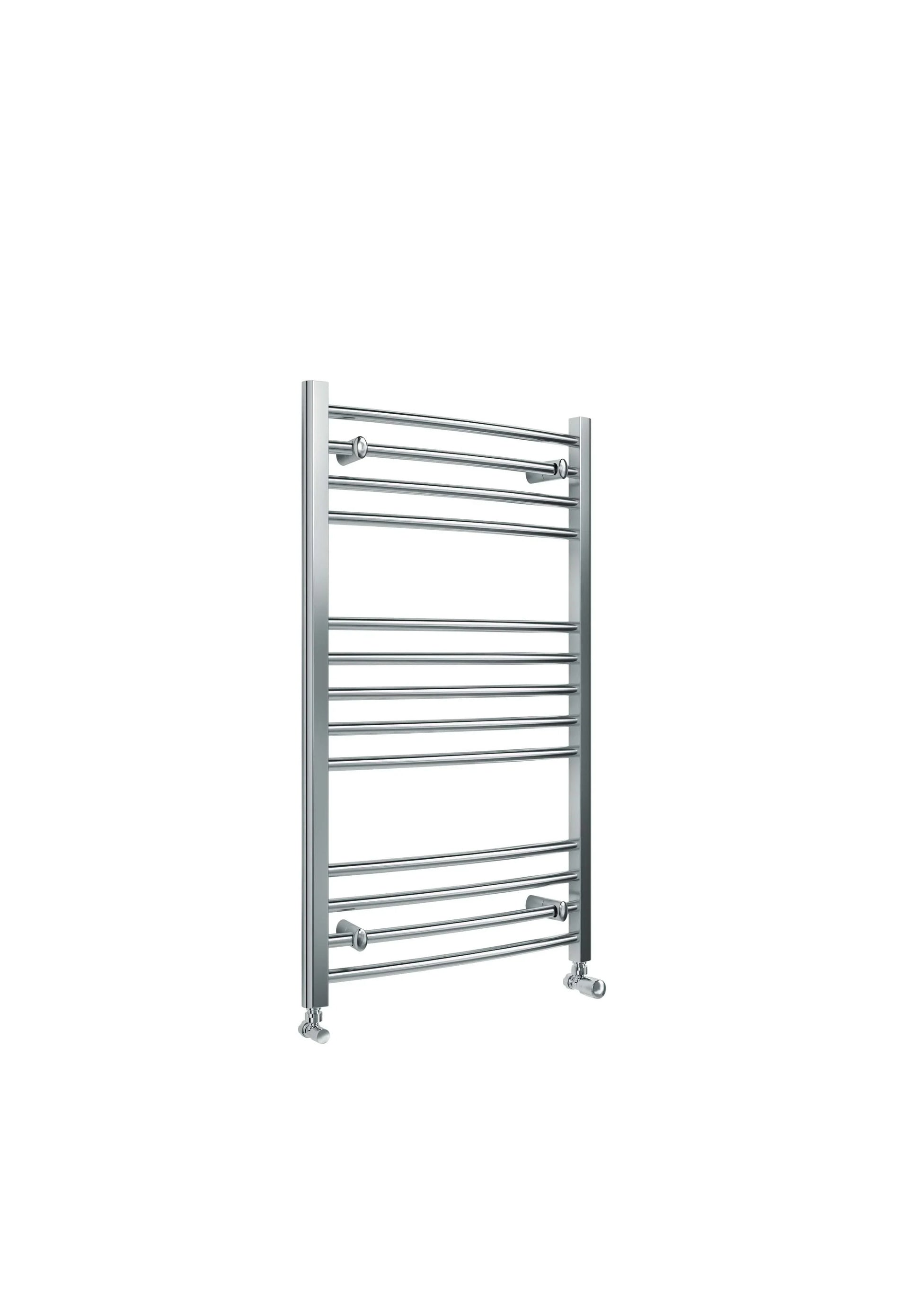 Harper & Brooke Terrano Curved 1000 x 600mm Towel Warmer - Chrome