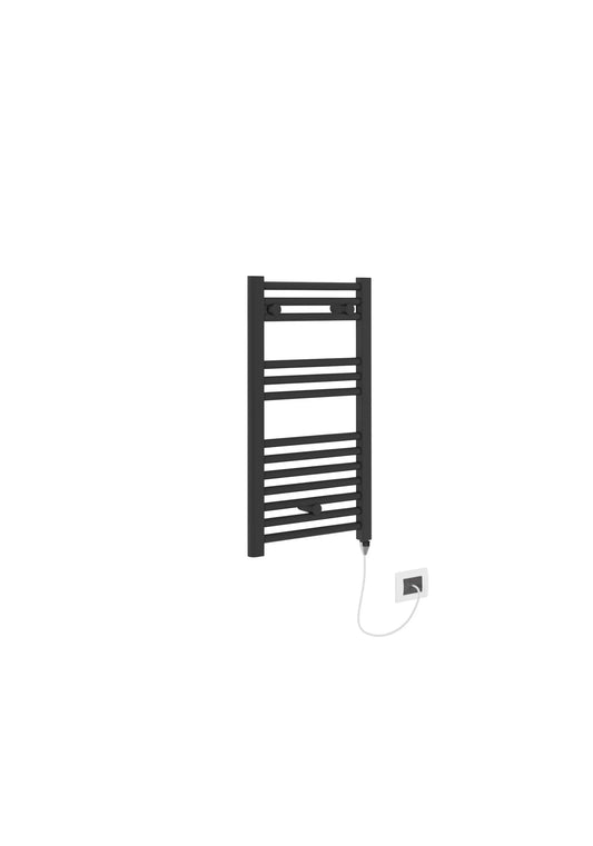 Harper & Brooke Terrano Electric 720 x 400mm Towel Warmer - Matt Black